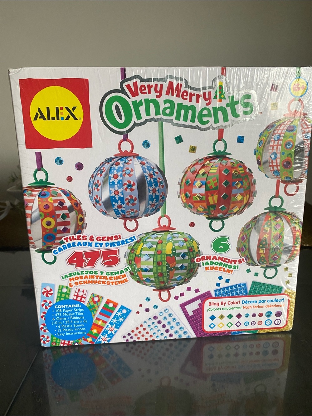 New🌈 ALEX Very Merry Ornaments Kit DIY Craft Activities